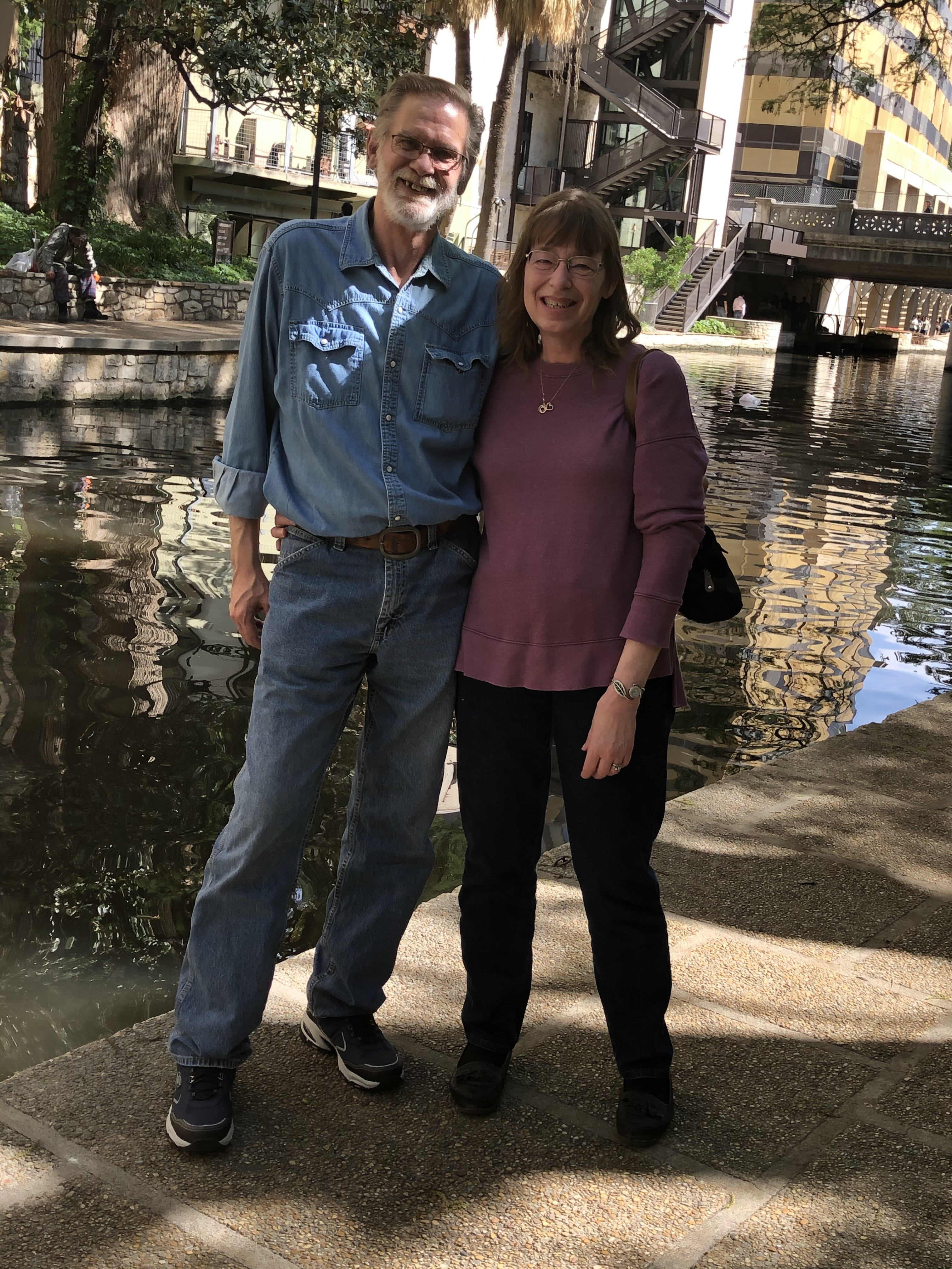 Along the River Walk in San Antonio, Texas